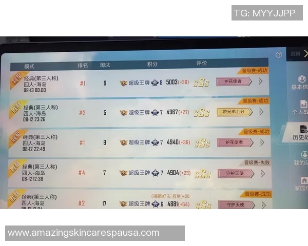 和平精英灵活性排行榜：V5位居第8名